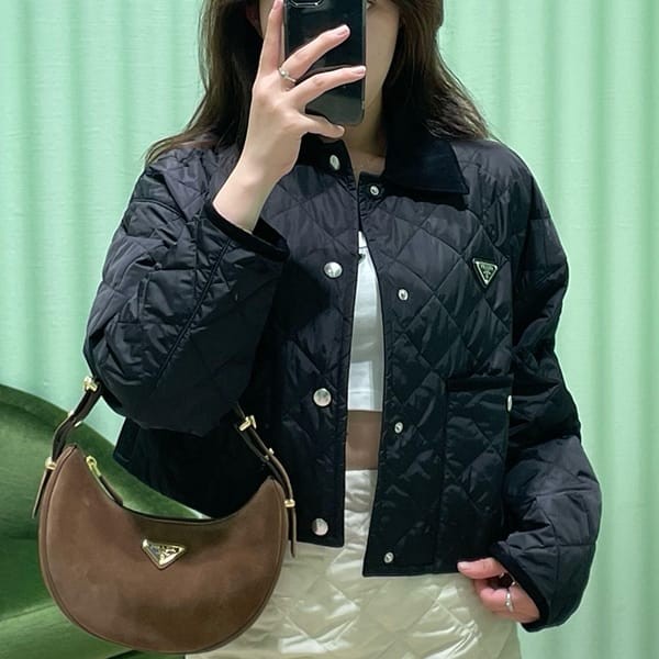 売上総額１位！プラダ ライトRe-Nylon クロップド ジャケット パチモン puq83450